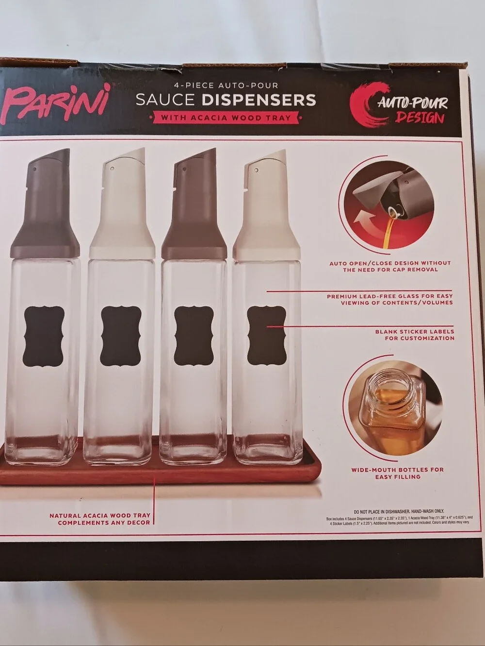 Parini Sauce Dispensers New In Sealed Box